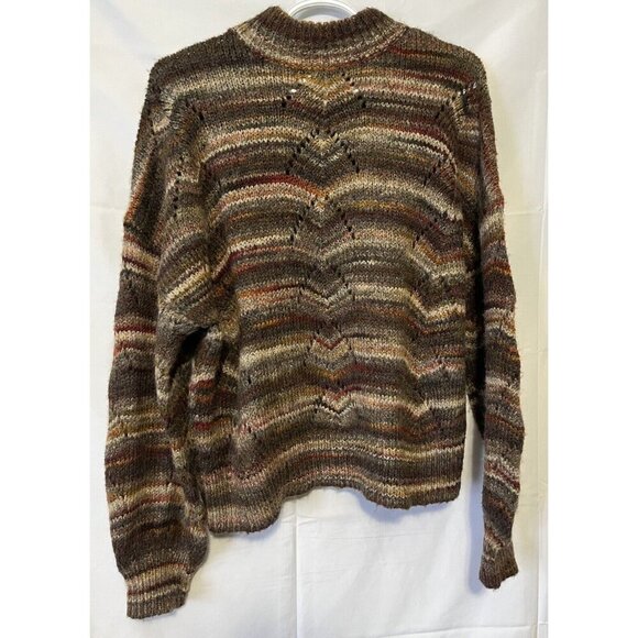R D Style Mixed Stripe Pullover Women’s L Multicolour Jumper - Picture 5 of 11